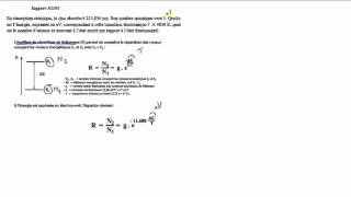 Spectroscopie atomique  Exercice 1 [upl. by Anipsed]