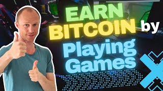 4 REAL Ways to Earn Bitcoin by Playing Games Free amp Legit [upl. by Merriam97]