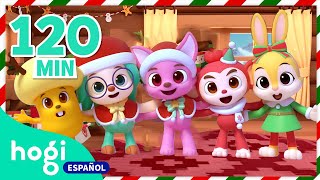 TODO🎄Canciones Infantiles de Navidad para escuchar en familia🧑🏻‍🎄  Colores  Hogi en español [upl. by Eirrahs]