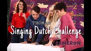 Can DOVE THOMAS and CAMERON SING in DUTCH [upl. by Yancey]