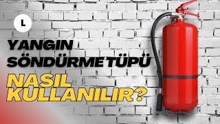 Yangın Söndürme Tüpü Nasıl Kullanılır [upl. by Lyman]