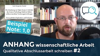 Anhang wissenschaftliche Arbeit  Experteninterview amp Qualitative Inhaltsanalyse [upl. by Ruperto]