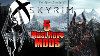 My Top 5 Essential Mods  Skyrim SE Xbox One Mod Showcase [upl. by Mcneely]