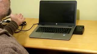 How to set up HP laptop with docking station [upl. by Bach87]