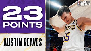 Austin Reaves Drops 23 CLUTCH Points In PLAYOFF DEBUT  April 16 2023 [upl. by Enyawud]