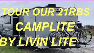 Livin Lite Camplite trailer 21RBS tour All aluminium travel trailer [upl. by Ettore]