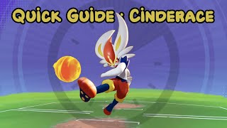 Quick Guide Cinderace  Pokemon Unite [upl. by Buyer]