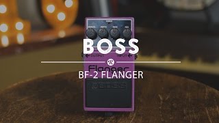 Boss BF2 Flanger  Reverb Demo Video [upl. by Sirmons]