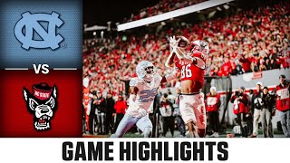 North Carolina vs NC State Game Highlights  2023 ACC Football [upl. by Sardella119]