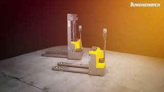 Jungheinrich Howto Electric pallet trucks EJE M  EJC M [upl. by Aynek981]