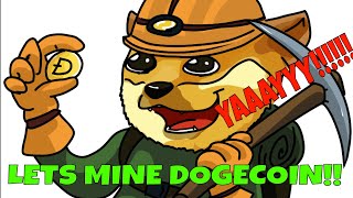 How I Mine Dogecoin [upl. by Iruam31]