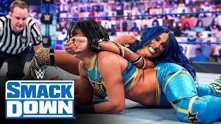 Bayley vs Sasha Banks – SmackDown Women’s Championship Match SmackDown Oct 9 2020 [upl. by Chicky855]