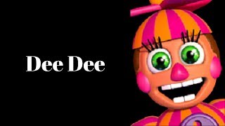 Dee Dee How Unfortunate Both Versions  FNAF Ultimate Custom Night [upl. by Ader]