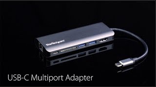 USBC Multiport Adapter with Power Delivery  DKT30CSDHPD  StarTechcom [upl. by Azirb]