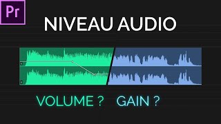 Comment bien régler le niveau audio   Tuto Premiere Pro [upl. by Westmoreland]