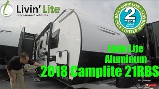 2018 Camplite 21RBS Livin Lite All Aluminum RV Platinum Edition [upl. by Irmine]