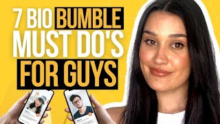 7 Bumble Bio To Dos For Guys [upl. by Legnaleugim]