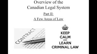 Overview of the Canadian Legal System Pt 2 [upl. by Beeson]