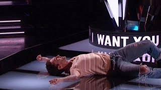 Top 10 performance That made coaches Fall Off chairs in The voice Audition 2018 [upl. by Aevin]