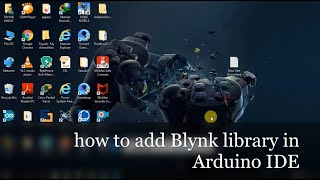 how to add blynk library in arduino [upl. by Corvin]