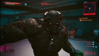 V Knocks Out Razor Hughes  Cyberpunk 2077 [upl. by Nnyleve]