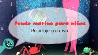 Fondo marino para niños  Tutorial para niños  Fixo Kids [upl. by Gnes]