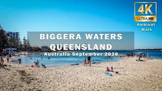 Biggera Waters Gold Coast  4K Walking Tour [upl. by Meggy518]