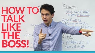 Learn English How to talk like the boss [upl. by Efal]