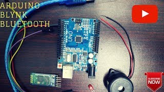 Controlling Arduino with Blynk via Bluetooth DIY [upl. by Airetnohs]