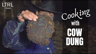 COOKING WITH COW DUNG  SIMPLE VILLAGE LIFESTYLE [upl. by Almeta375]