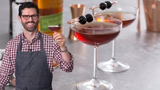 How to Make a Manhattan Cocktail [upl. by Ronalda]