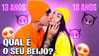 BEIJO DE CADA IDADE QUAL É O SEU NÍVEL 👀 [upl. by Marlie495]