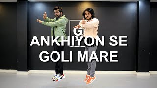 Ankhiyon Se Goli Mare  Dance Cover  Bollywood Dance  Deepak Tulsyan Choreography [upl. by Lomax]