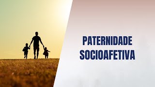 Paternidade socioafetiva [upl. by Boris]