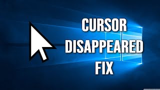 How To FIX Mouse Cursor Disappeared on Windows 10 Problem Keyboard Only Tutorial [upl. by Marilyn]