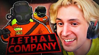 XQC PLAYS LETHAL COMPANY Part 1 [upl. by Anderea]