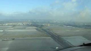 KLM Boeing B747400 Landing Amsterdam Schiphol Cockpit view [upl. by Ansaev]