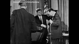 September 9 1963  President John F Kennedys interview on The HuntleyBrinkley Report [upl. by Attenwad]