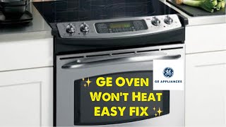 ✨ GE PROFILE OVEN Doesn’t Heat  FAST EASY FIX ✨ [upl. by Gusti]