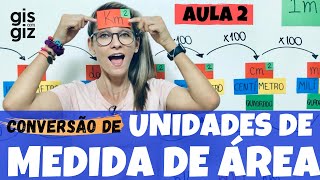 MEDIDAS DE ÁREA  CONVERSÃO DE UNIDADES DE MEDIDA DE ÁREA 02 [upl. by Iba130]