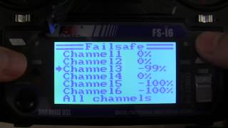 How to setup failsafe on FlySky FSi6 transmitter [upl. by Oelgnaed]