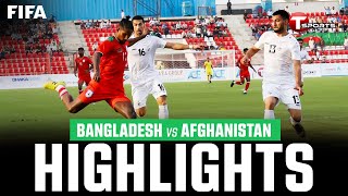 Highlights  Bangladesh vs Afghanistan  FIFA Friendly  Football  T Sports [upl. by Henrik683]