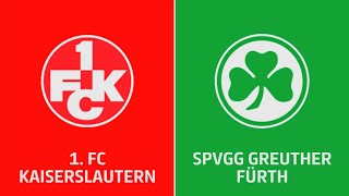 1 FC Kaiserslautern  Greuther Fürth Highlights amp Tore  12 Spieltag  2 Bundesliga 2324 [upl. by Bultman]