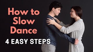 How to Slow Dance for Wedding  4 Easy Steps for Beginners [upl. by Araht786]