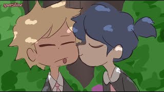 Marinette and Adrien Get Married Miraculous Ladybug Comic [upl. by Atsejam]