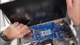 HP ProBook 430 G4 disassembly change thermal paste battery hard disk memory [upl. by Dyson]