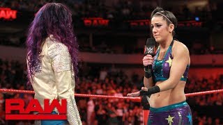 Bayley is still angry at Sasha Banks Raw March 19 2018 [upl. by Clarisse]