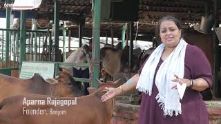 She sells cow dung products but not milk to save native cows of India [upl. by Yci]