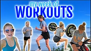 Weekly Workout Plan  finally RUNNING again [upl. by Marva718]