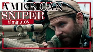 EL FRANCOTIRADOR American Sniper en ONCE MINUTOS MAS O MENOS l 🔴RESUMEN [upl. by Brocklin]